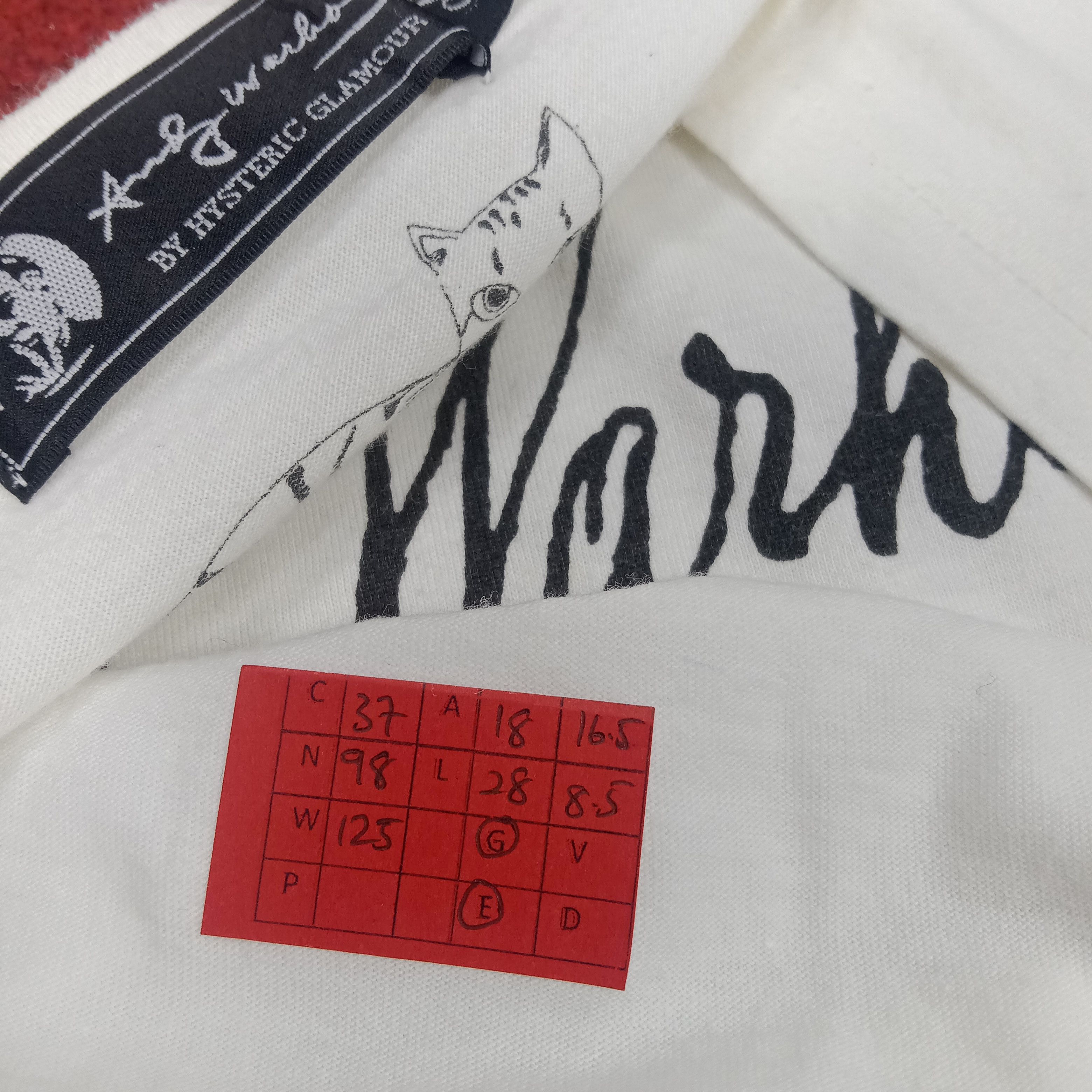 Andy Warhol × Hysteric Glamour × Japanese Brand Hysteric Glamour X Andy Warhol Custom Art Style Tshirt Size US S / EU 44-46 / 1 - 8 Thumbnail