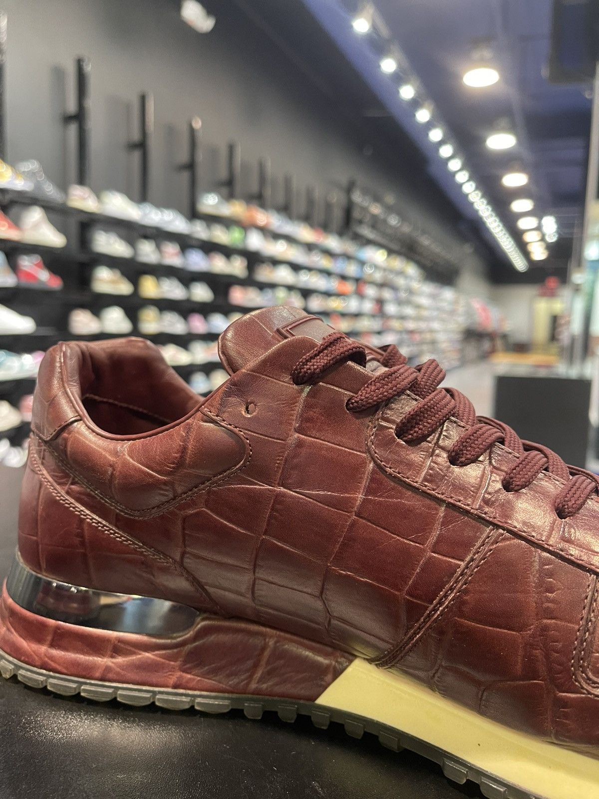 Louis Vuitton Size 11UK/12US - Louis Vuitton Croc Embossed Run Away Size US 12 / EU 45 - 7 Thumbnail
