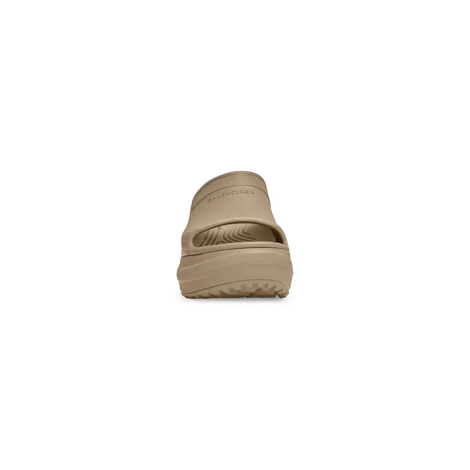Balenciaga × Crocs o1la1rc1a0425 Pool Crocs™ Slides Sandals in Beige Size US 6 / EU 39 - 2 Thumbnail