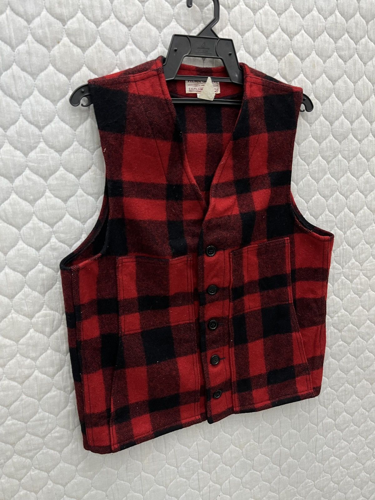 🔥🔥🔥STEALS VINTAGE FILSON MACKINAW WOOL VEST STYLE 20