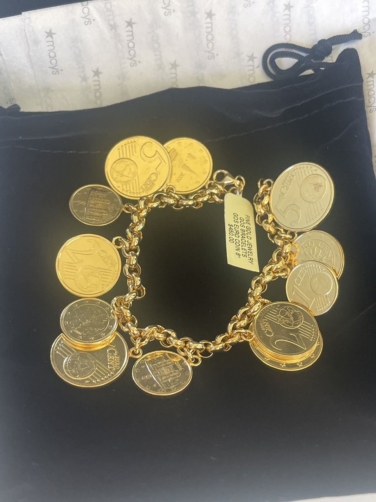 Vintage R.H. Macy & Co coin bracelet Size ONE SIZE - 3 Thumbnail