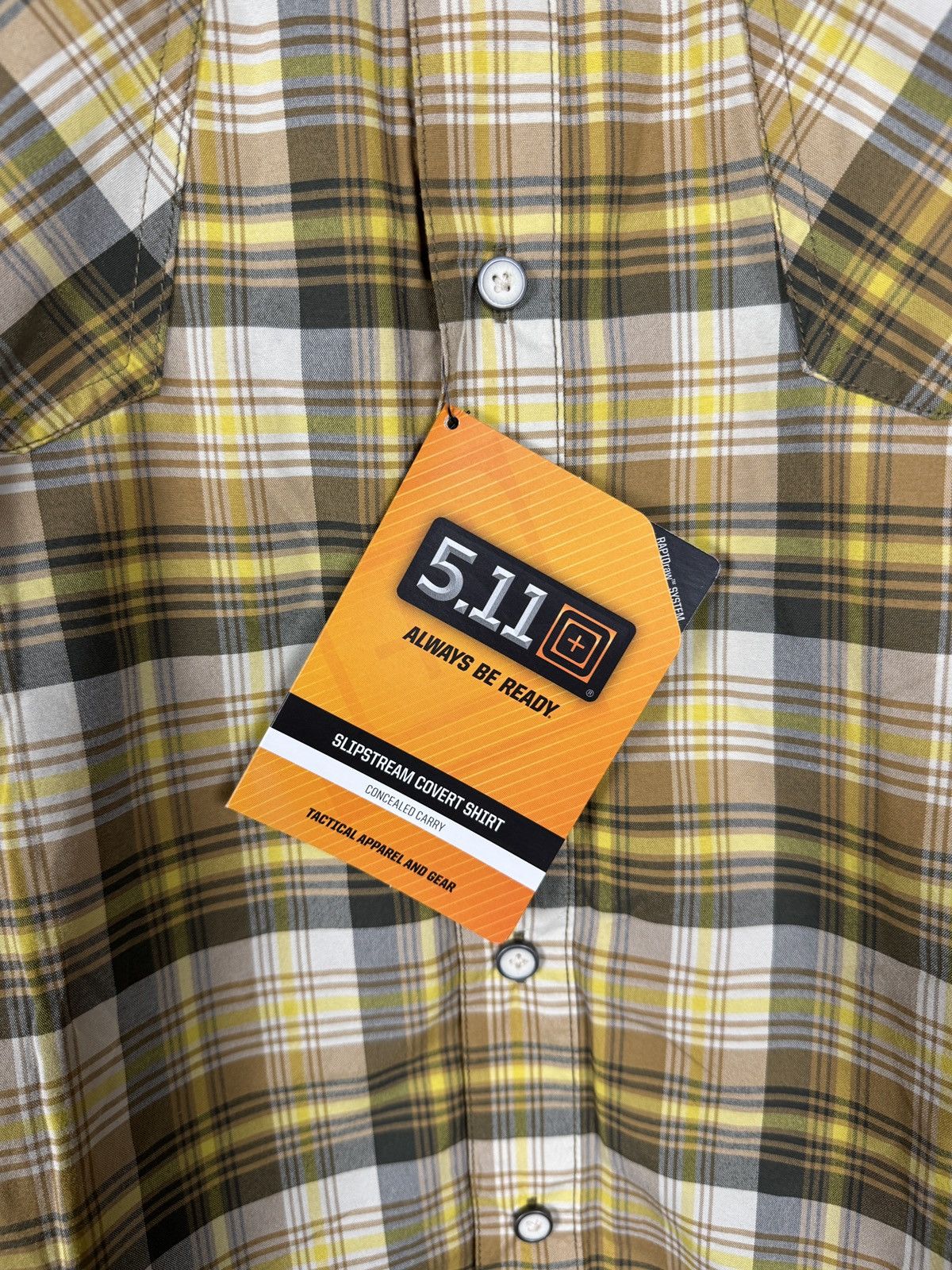 5.11 5.11 Tactical Slipstream Covert Short Sleeve Shirt Army XL Size US XL / EU 56 / 4 - 6 Thumbnail