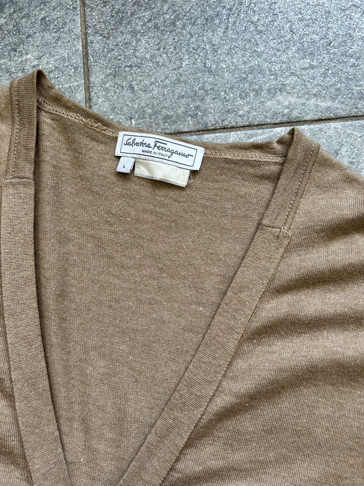 Salvatore Ferragamo Vintage salvatore ferragamo cardigan sweater Size US L / EU 52-54 / 3 - 6 Thumbnail