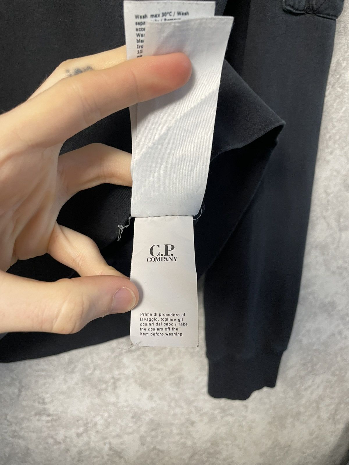 C.P. Company CP Company Black Sweatshirt Crewneck With Lens Google Size US M / EU 48-50 / 2 - 21 Thumbnail