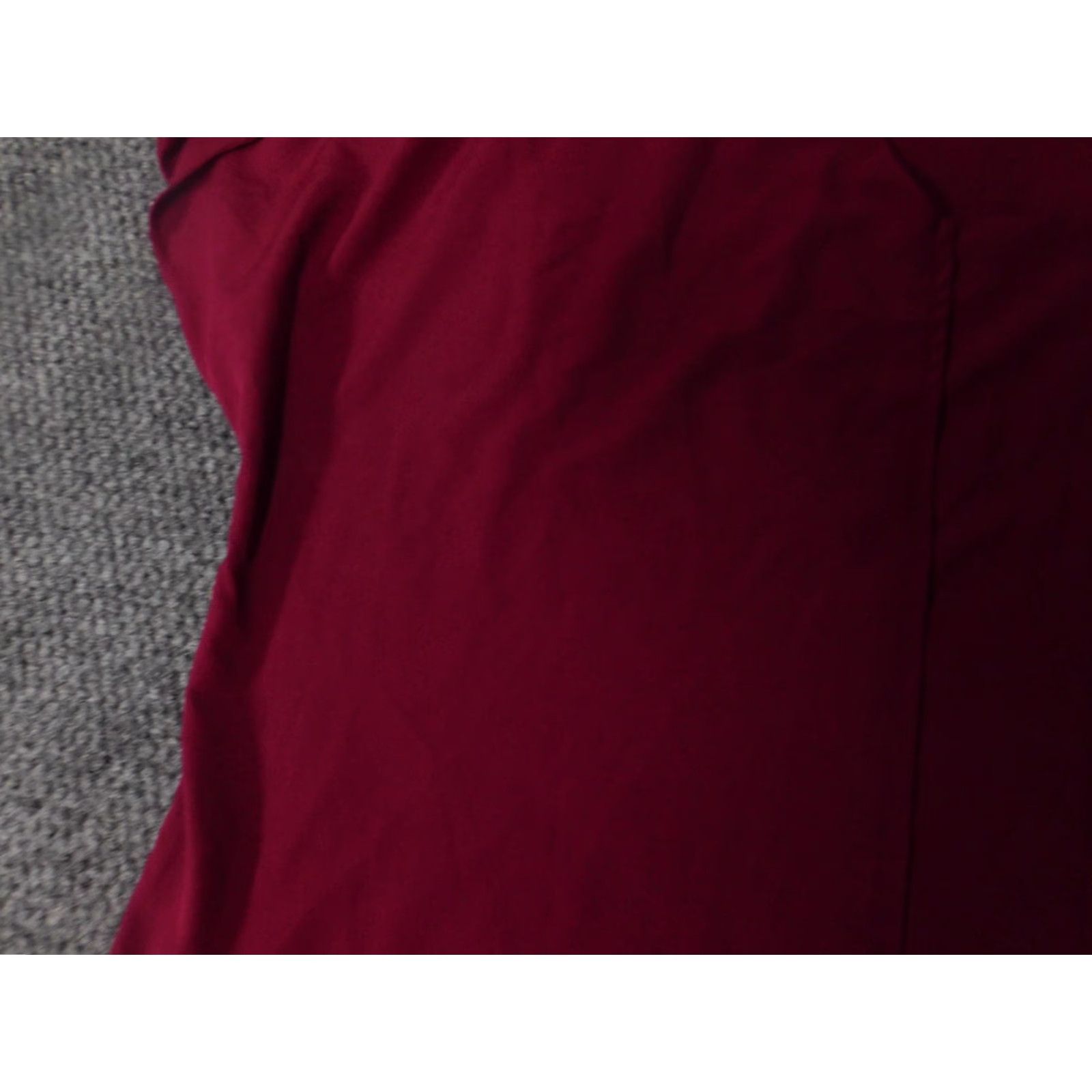 Worthington Worthington Womens Blouse XL Burgundy Red V-Neck Short Sleeve Casual Shirt Ladies Regular Classic Size XL / US 12-14 / IT 48-50 - 4 Thumbnail