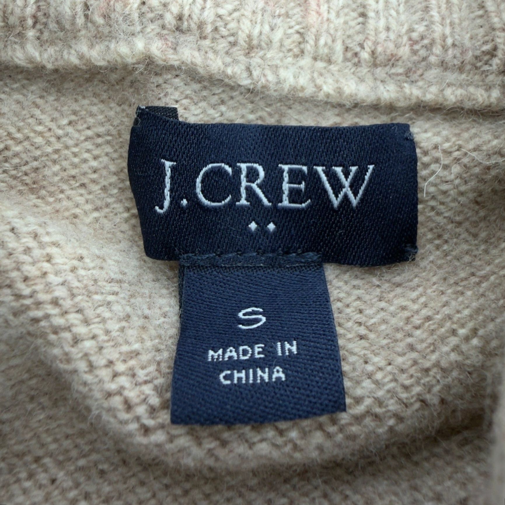 J.Crew VINTAGE? No. J.CREW Shawl Collar Button Neck Sweater Mens Small Camel Brown Wool Blend Shirt Mens Small Camel Brown Wool Blend Size US S / EU 44-46 / 1 - 4 Thumbnail