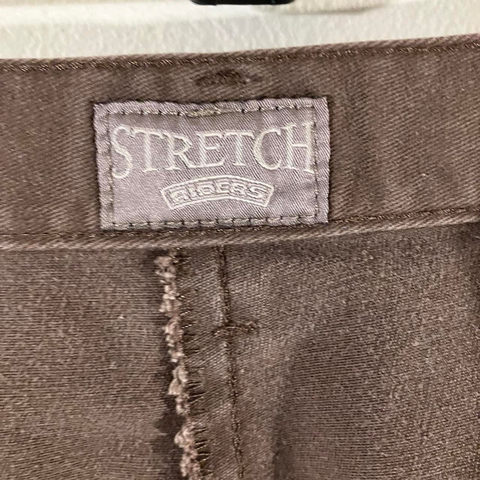 Lee × Vintage Vintage Y2K Lee Brown Pants Stretch Riders Slacks Size 36" / US 14 / IT 50 - 3 Thumbnail