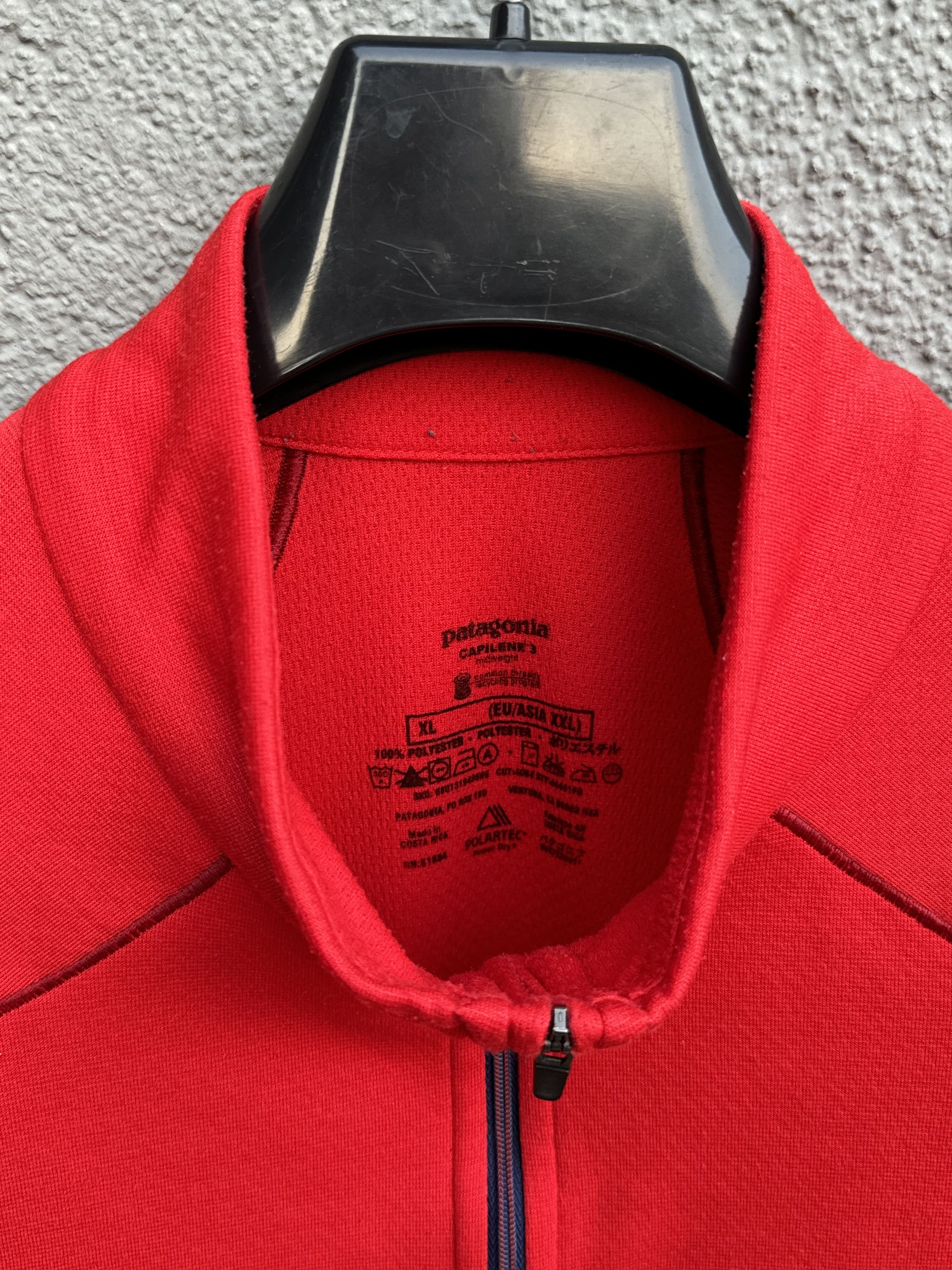 Other Patagonia Long Sleeve Red 1/4 Zip Capilene Size US XL / EU 56 / 4 - 4 Thumbnail
