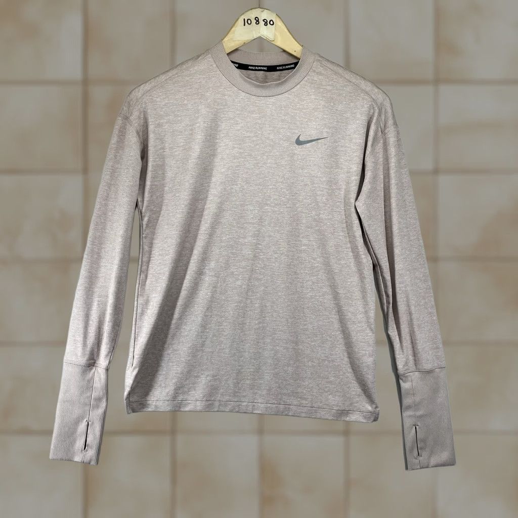 Nike Nike Dri Fit Running Shirt Womens XS Pink Heather Long Sleeve Athletic Top Size XS / US 0-2 / IT 36-38 - 1 Thumbnail