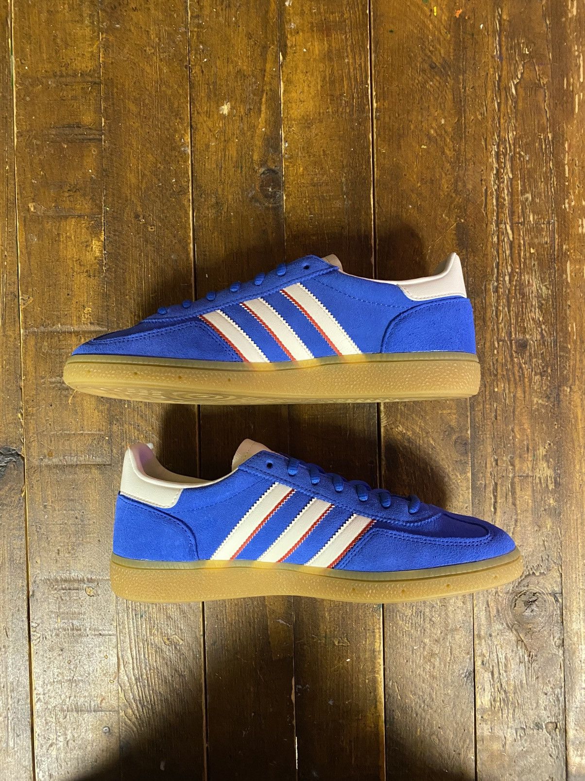 Adidas Adidas Handball Spezial “Blue & Better Scarlet” Size US 9 / EU 42 - 3 Thumbnail
