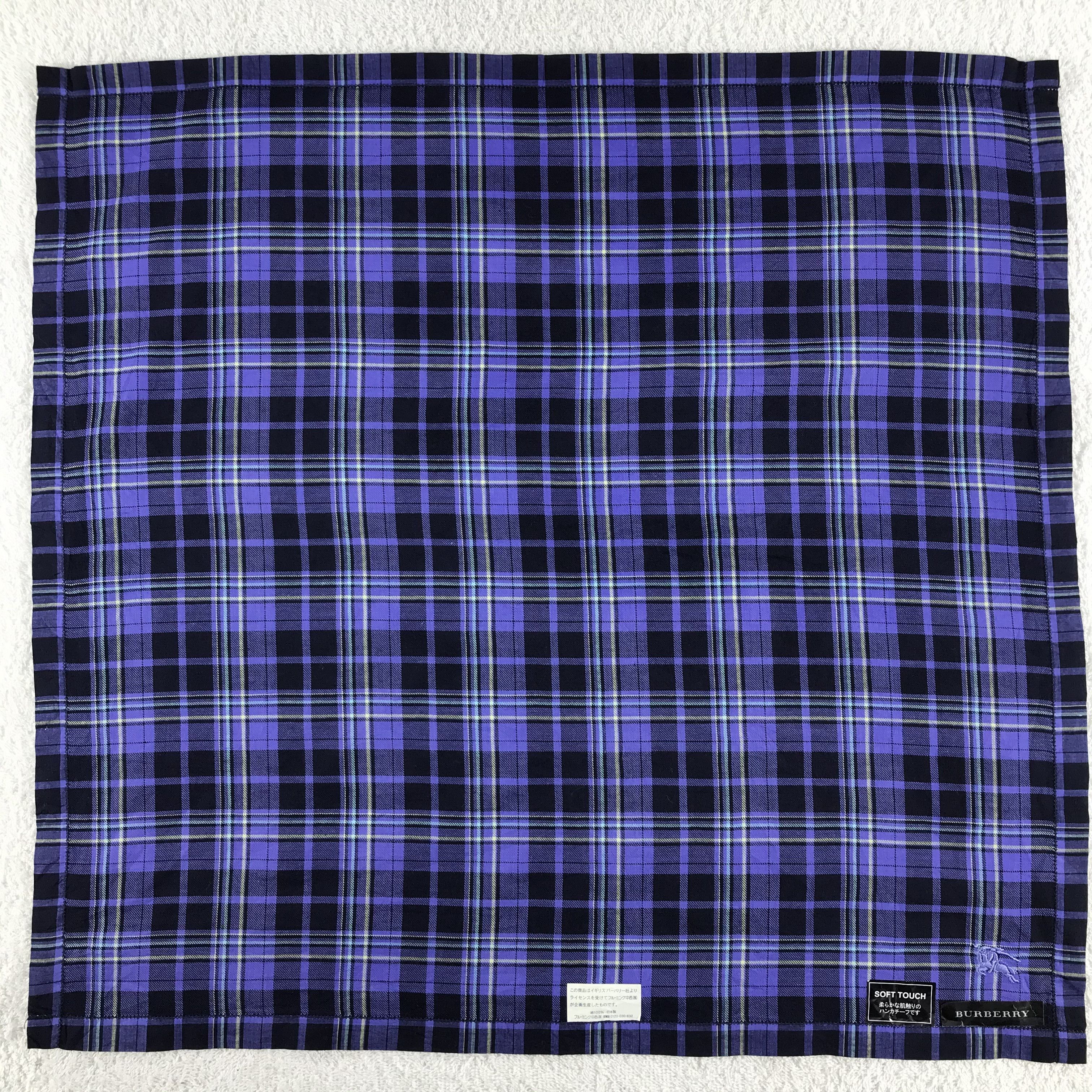 Burberry × Vintage Burberry Bandana / Handkerchief / Neckerchief - S322 Size ONE SIZE - 1 Thumbnail