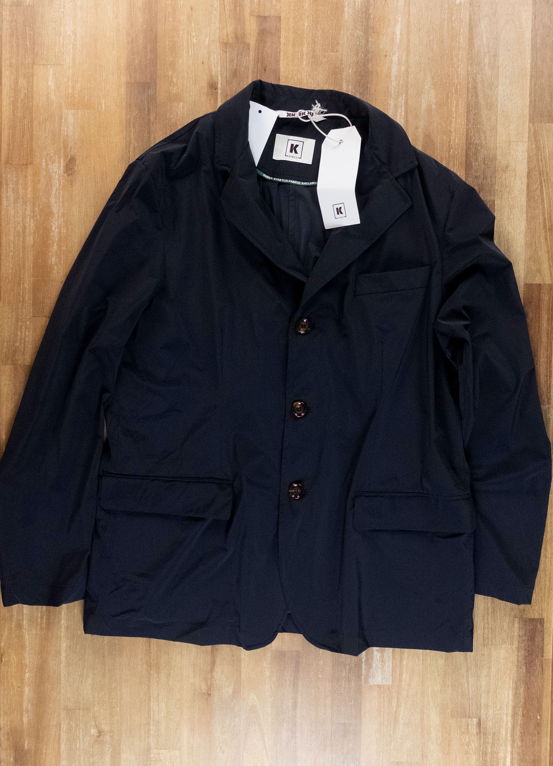 Other KIRED by Kiton Kenji navy blue lightweight jacket 3XL q Size US XXL / EU 58 / 5 - 3 Thumbnail