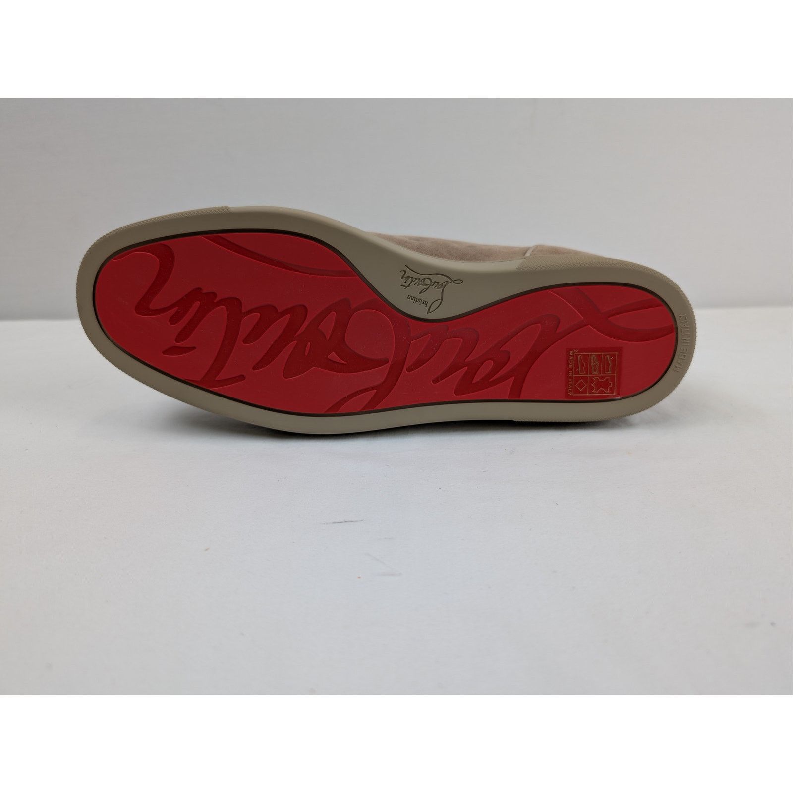 Christian Louboutin o1rshd1 Louis Junior Spikes Orlato Sneakers in Brown Size US 10 / EU 43 - 13 Thumbnail