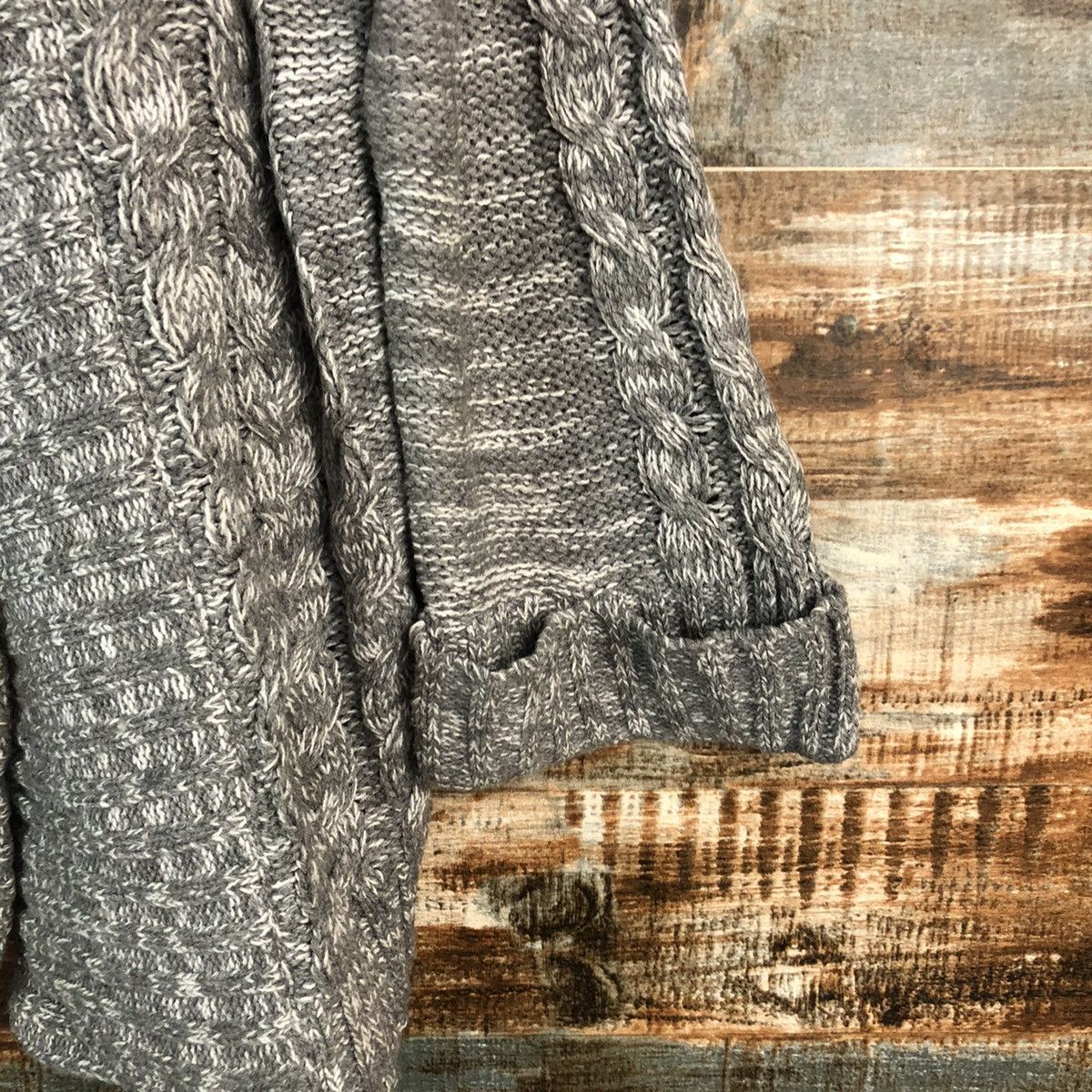 Homespun Knitwear Putietal Grey Cardigan Knitwear #A2344 Size M / US 6-8 / IT 42-44 - 8 Thumbnail