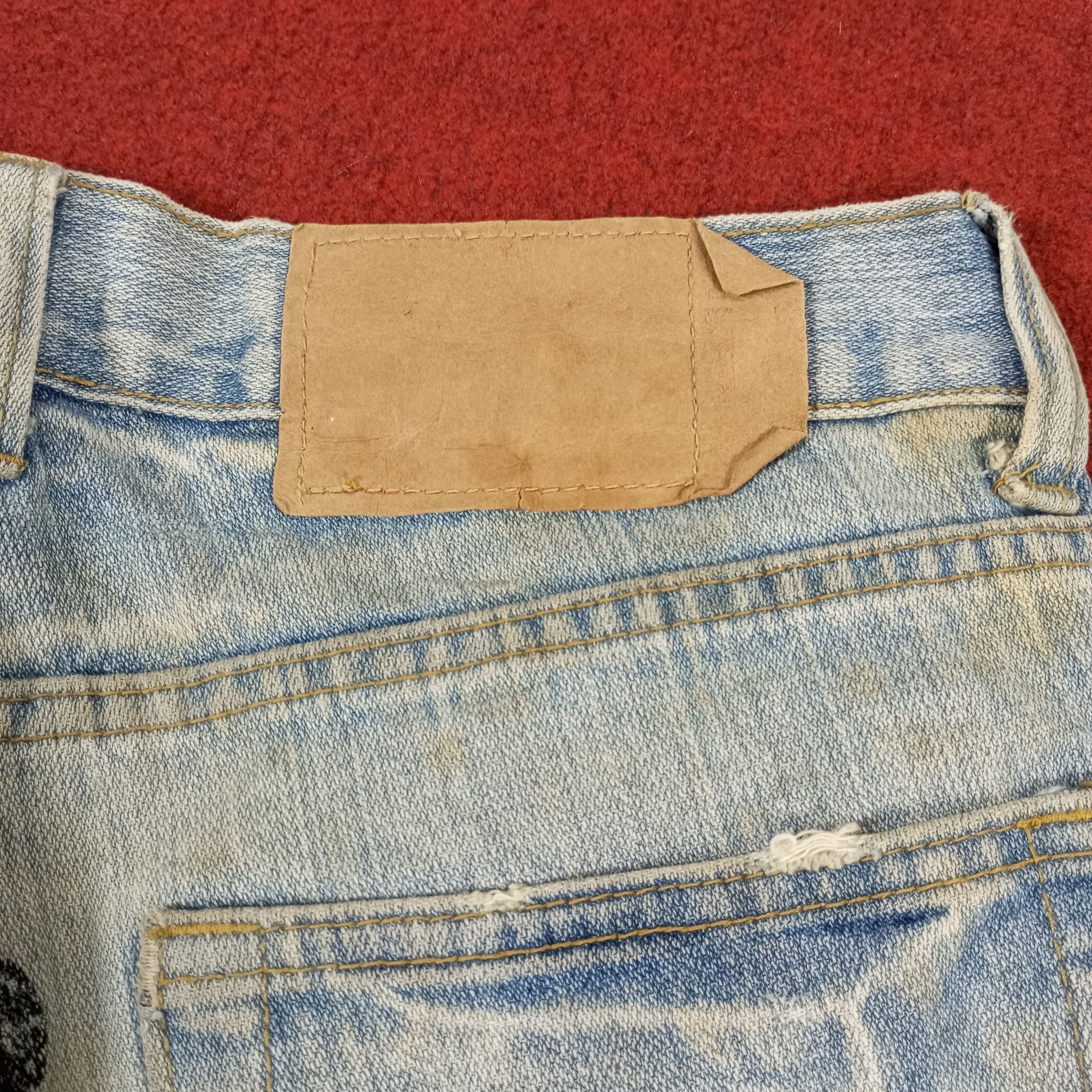 Vintage Point Loma Rising Design Rock Punk Style Jeans Size US 32 / EU 48 - 15 Thumbnail