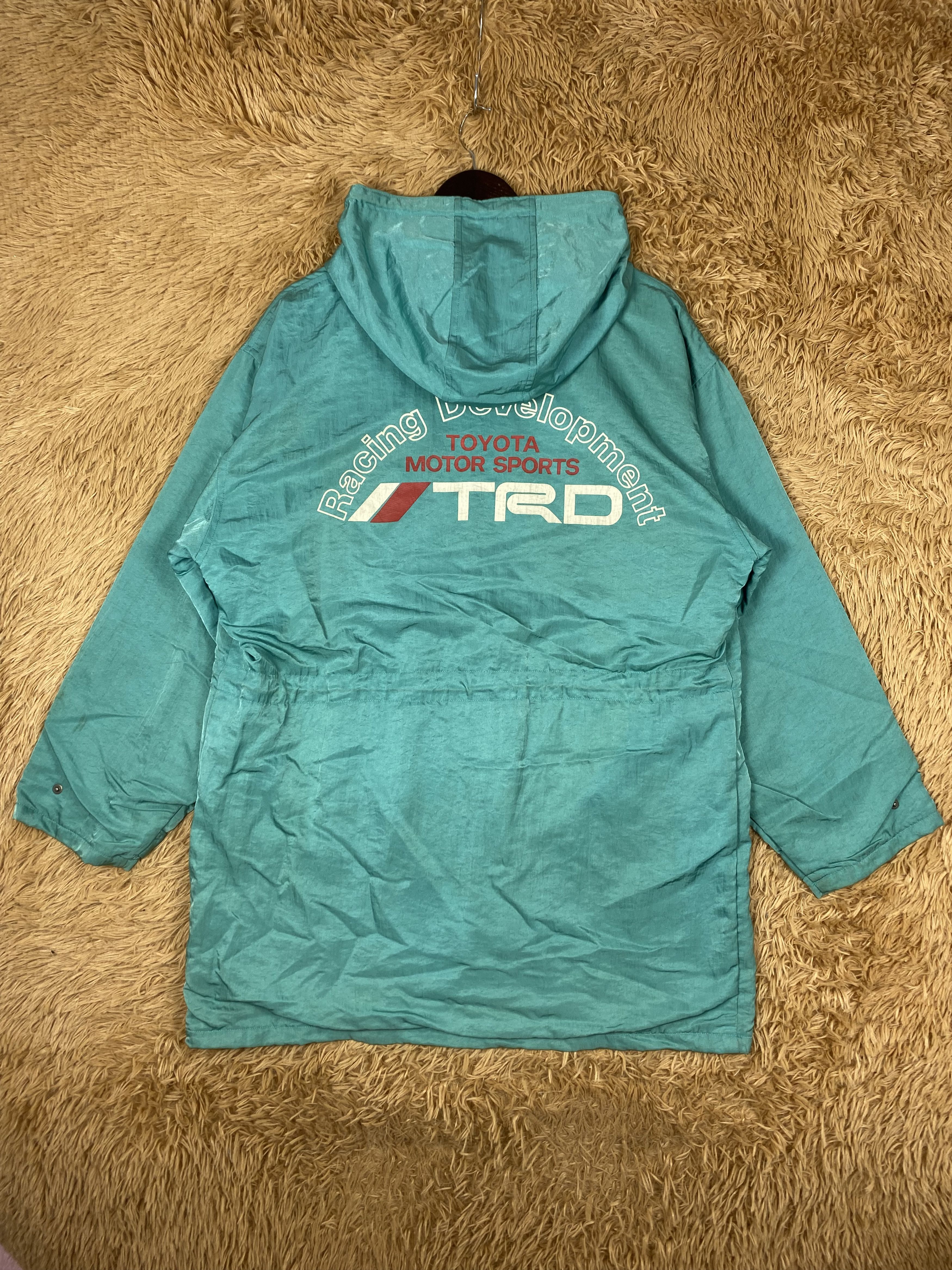 Japanese Brand Vintage Toyota Racing Development TRD Long Jacket DJ0948 Size US L / EU 52-54 / 3 - 5 Thumbnail