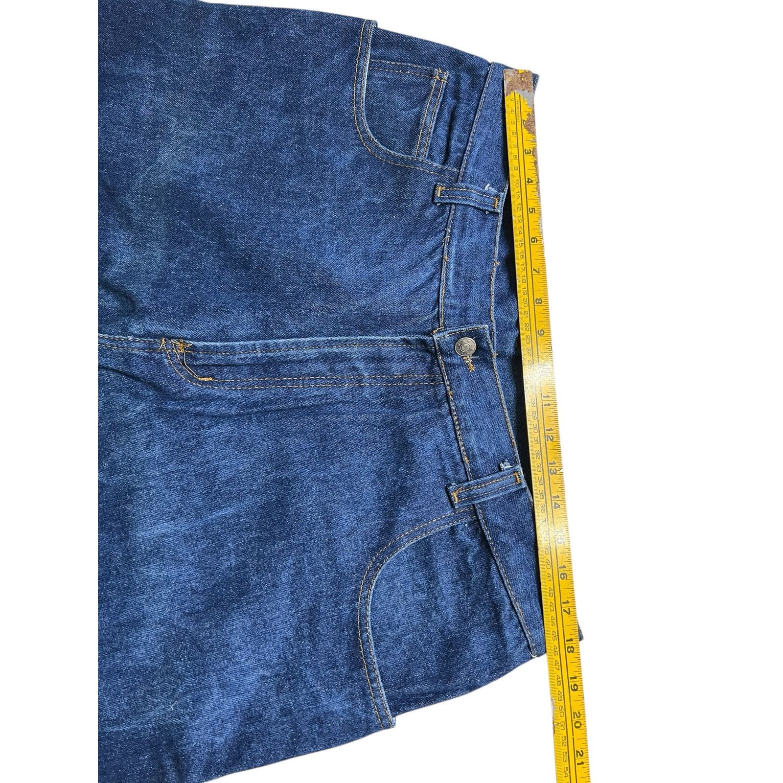 Vintage Vintage 80s Carpenter Workwear Denim Jeans Sz 38 Actua 36x28 Size US 38 / EU 54 - 6 Thumbnail