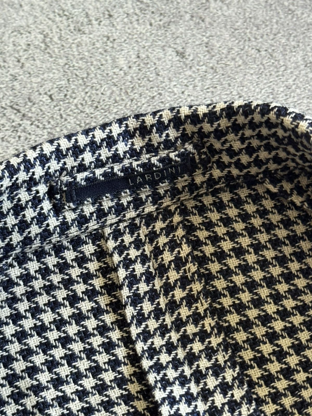 Lardini Lardini 50size Dogtooth blazer button up jacket casual Size US M / EU 48-50 / 2 - 9 Thumbnail