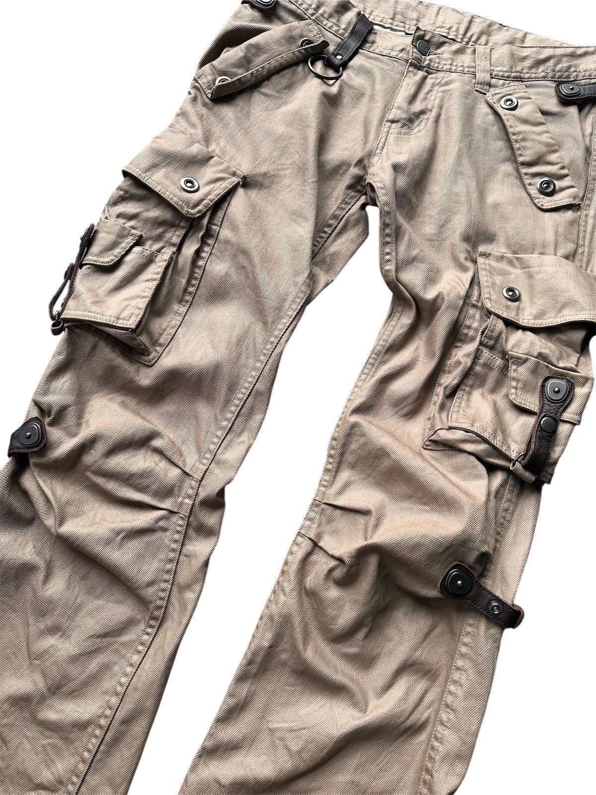 14th Addiction × If Six Was Nine × Tornado Mart Tornado Mart Multipocket Bondage Pants Size US 32 / EU 48 - 3 Thumbnail