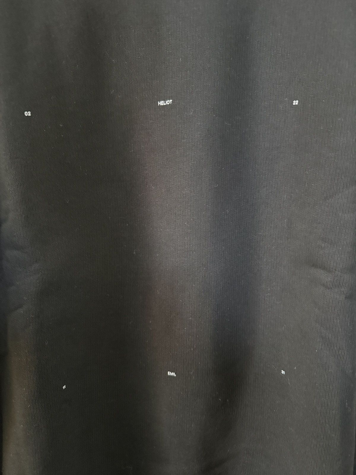 Heliot Emil Heliot Emil Black Outline Logo Sweatshirt Size US M / EU 48-50 / 2 - 2 Thumbnail