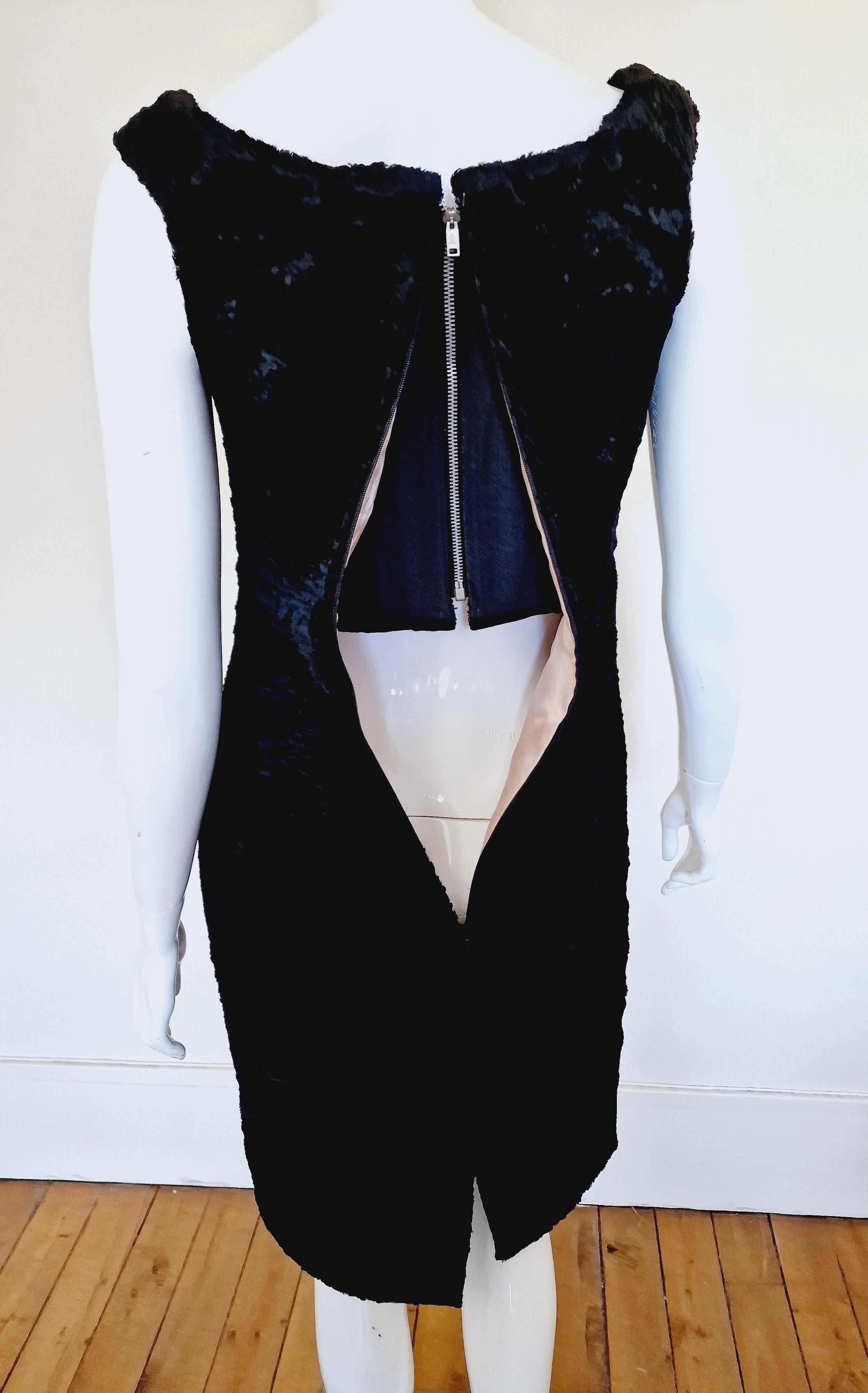 Vivienne Westwood Vivienne Westwood Faux Fur Runway F/W 1994 Corset Dress Size M / US 6-8 / IT 42-44 - 8 Thumbnail