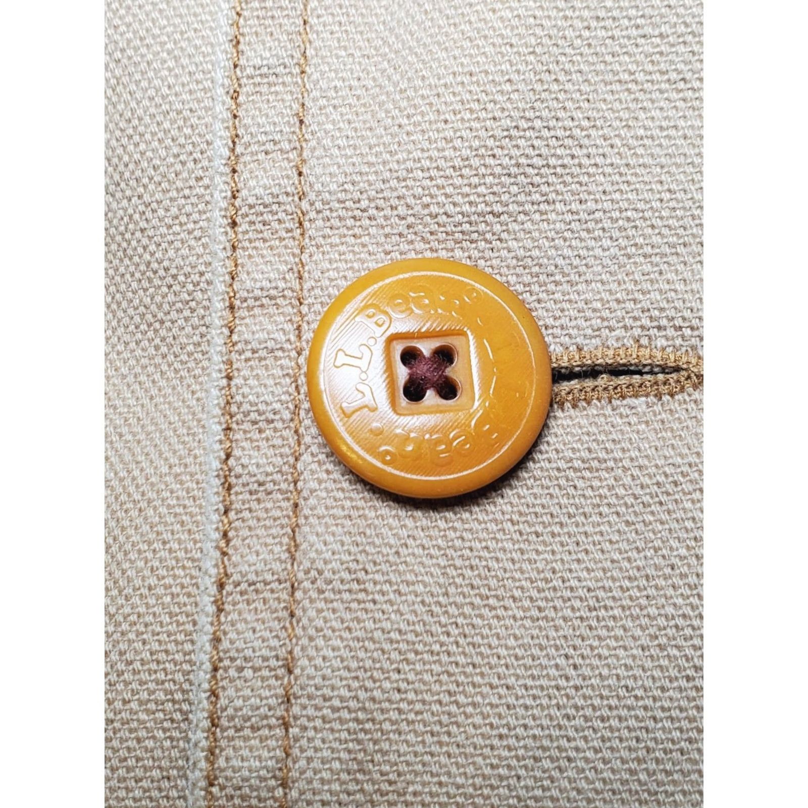 Vintage VINTAGE L.L.Bean Original Field Coat Saddle Canvas Cotton Flannel Lined Corduroy Collar Men 2XL Jacket Size US XXL / EU 58 / 5 - 5 Thumbnail