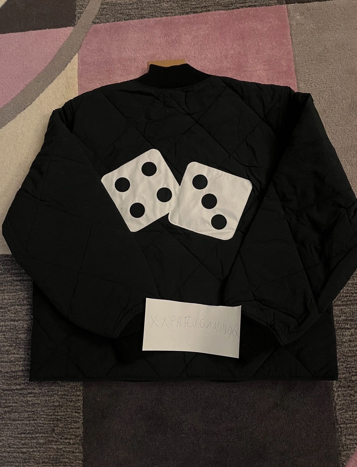Stussy DICE QUILTED LINER JACKET 22aw ss Stussy Dice Quilted