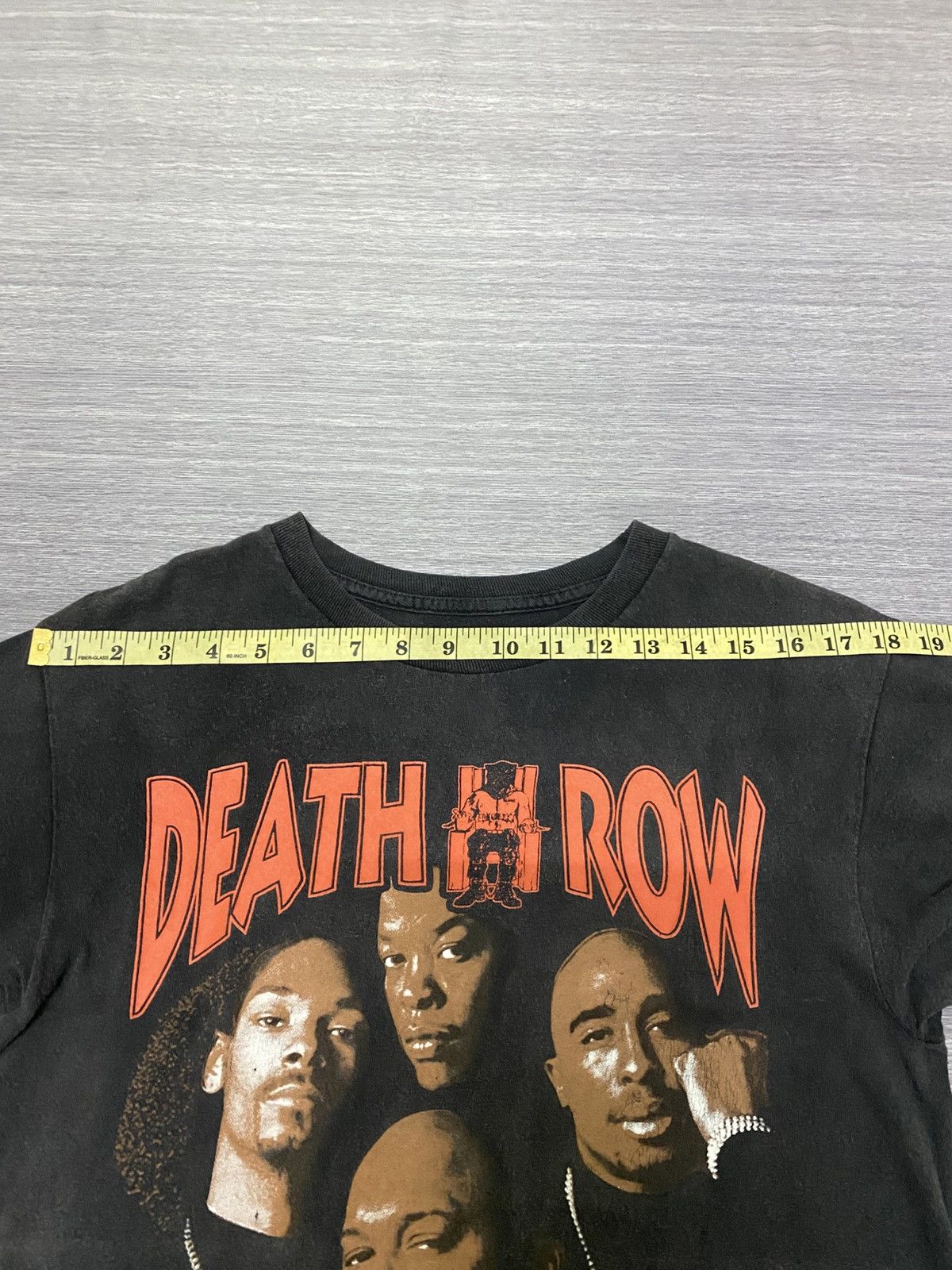Death Row Records × Dr. Dre × Snoop Dogg Vintage Death Row Records Snoop Dogg Dr.Dre Plain Faded Tee Size US S / EU 44-46 / 1 - 9 Thumbnail