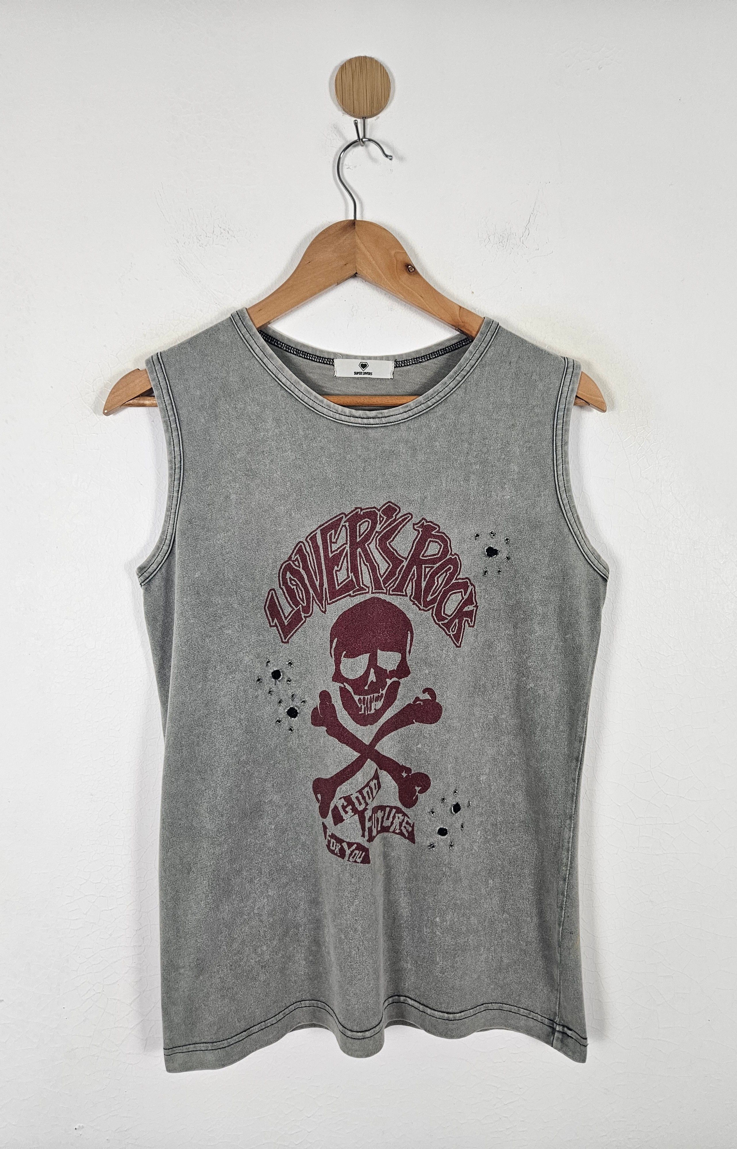 Japanese Brand Super Lovers tank shirt Size US S / EU 44-46 / 1 - 1 Thumbnail