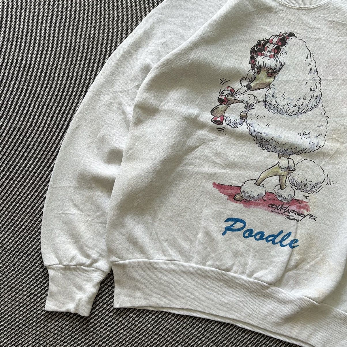 Vintage Vintage Poodle Illustration by Rosalinde Sweatshirt Size US M / EU 48-50 / 2 - 4 Thumbnail