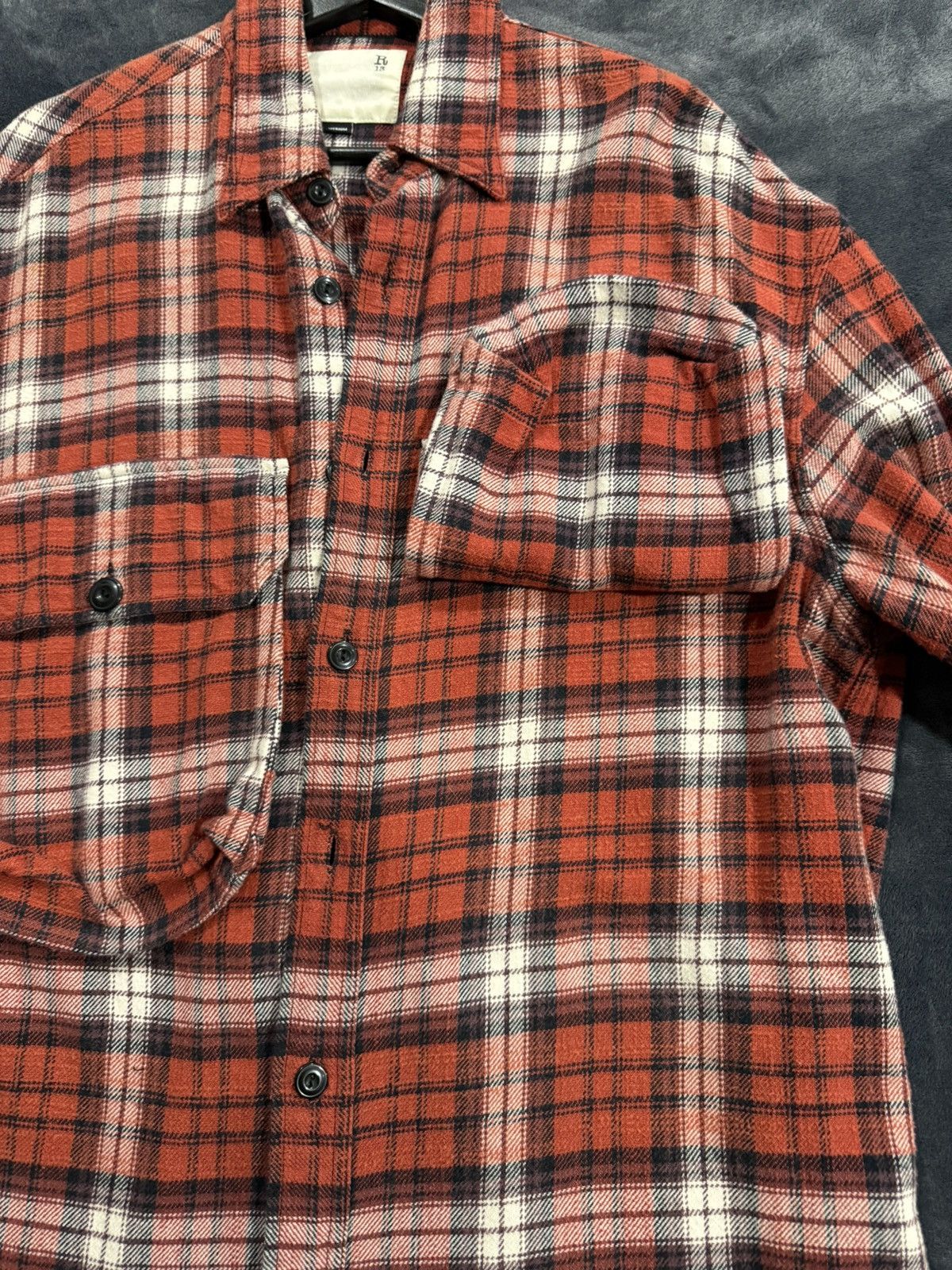 R13 R13 Plaid Print L/S Size US M / EU 48-50 / 2 - 4 Thumbnail
