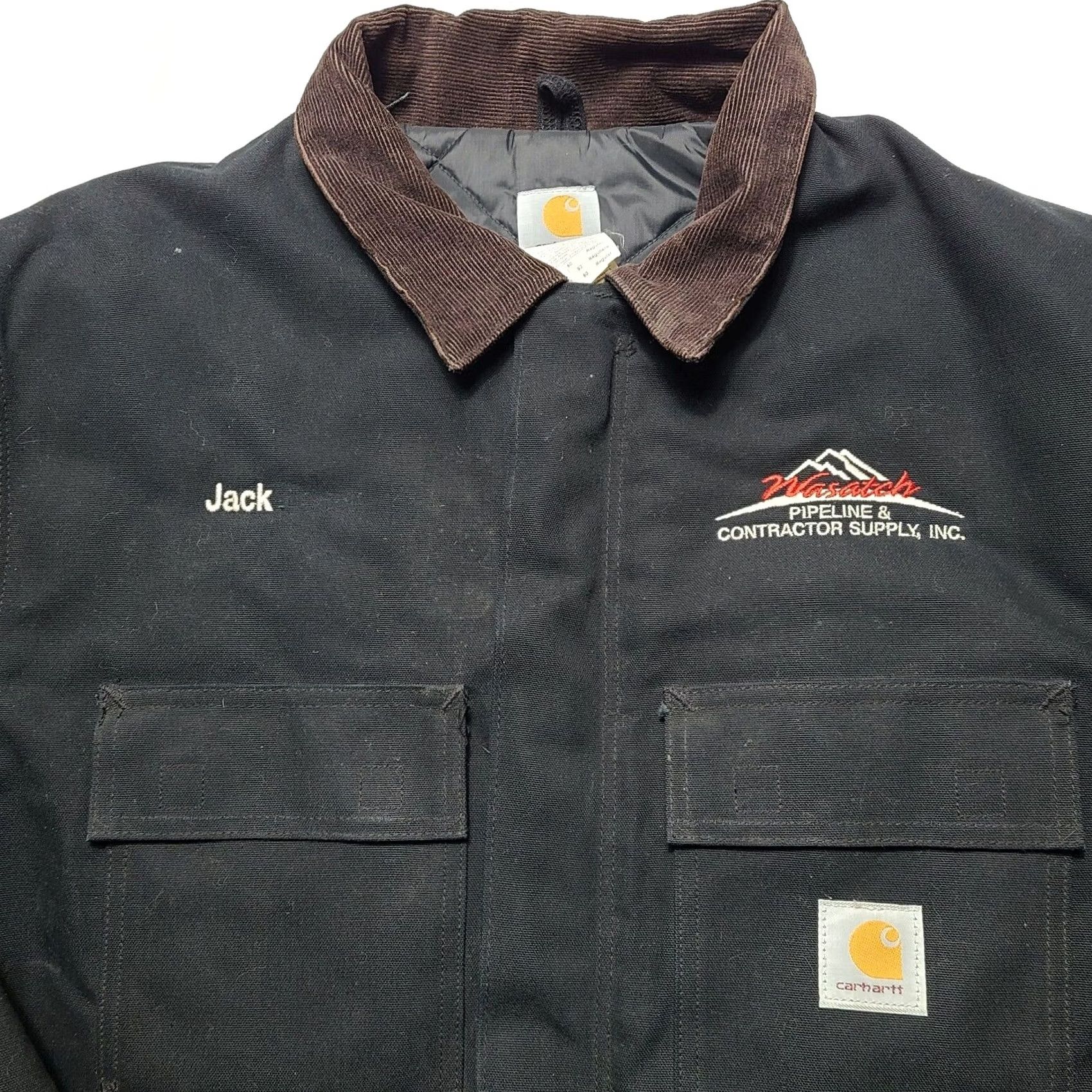 Carhartt VINTAGE Carhartt CO3 BLK Quilted Lined Jacket Size 50 Union Made Company Logo Mens Jackets Size US M / EU 48-50 / 2 - 2 Thumbnail