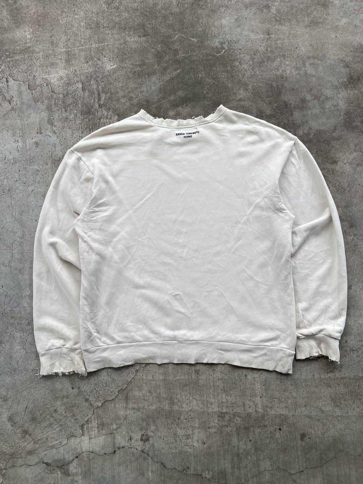 Kansai Yamamoto Vintage 1990’s Kansai Yamamoto Homme Center LogoSweatshirt Size US M / EU 48-50 / 2 - 7 Thumbnail