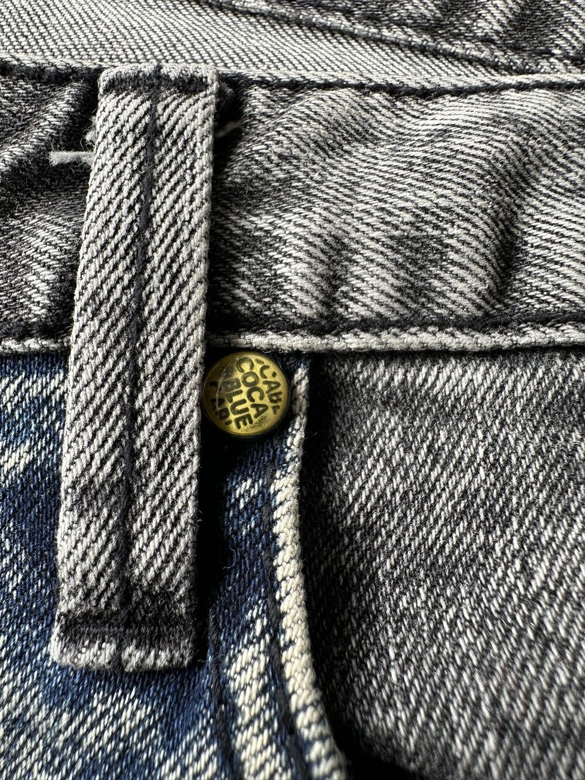 If Six Was Nine 00's Cocablue trompe loeil '' Monroe '' jeans Size US 30 / EU 46 - 21 Thumbnail