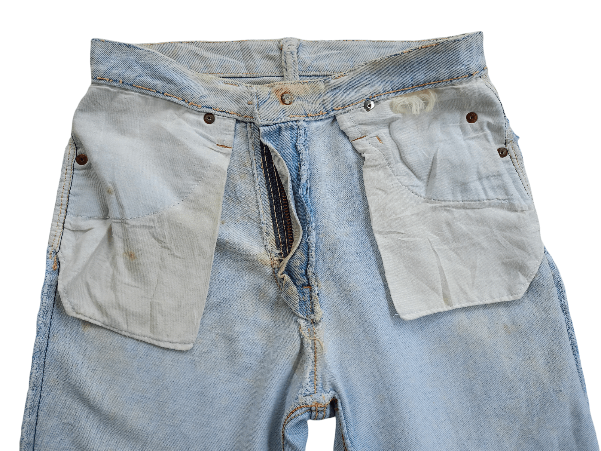 Japanese Brand × Vintage Japanese Brand Cropped Vintage Streetwear Denim Size US 27 - 16 Thumbnail