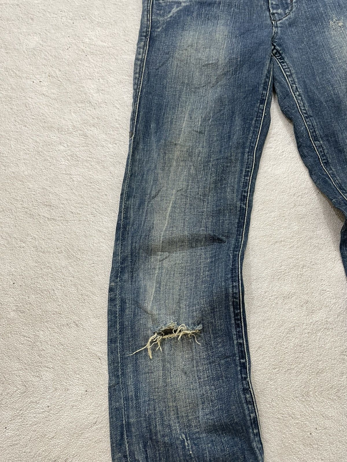 Diesel 2000s Diesel Lowette Denim Mudwash Ripped Jeans Y2K Hysteric Size 25" / US 0 / IT 36 - 3 Thumbnail