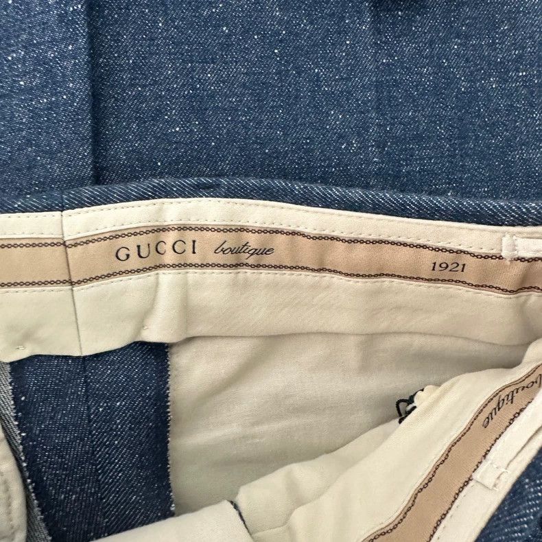 Gucci GucciDark blue simple rolled-up casual pants 2503-Nextarrow Size US 28 / EU 44 - 3 Thumbnail