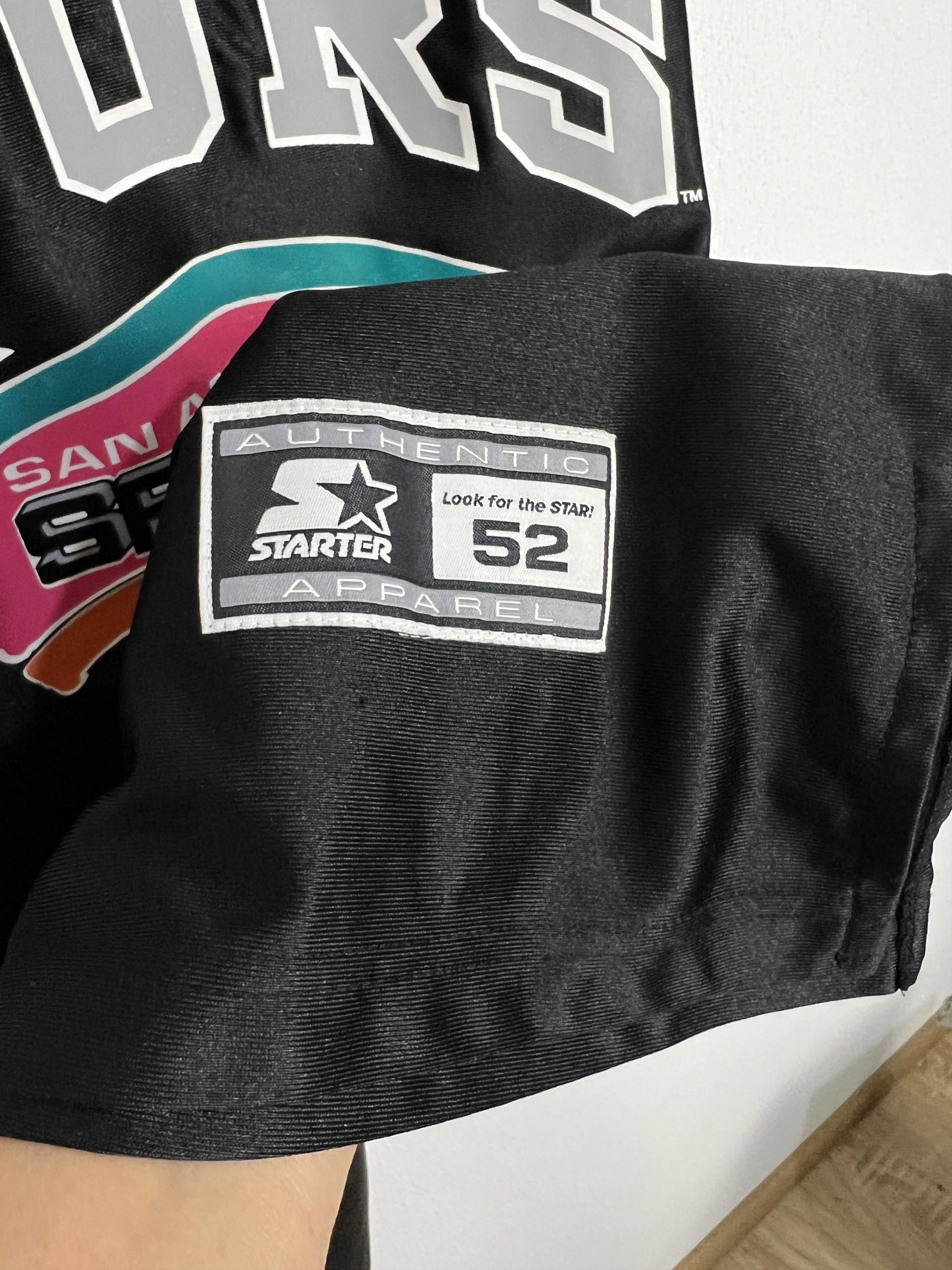 Starter Vintage 90's San Antonio Spurs NBA Jersey Shirt Trikot Size US XL / EU 56 / 4 - 5 Thumbnail