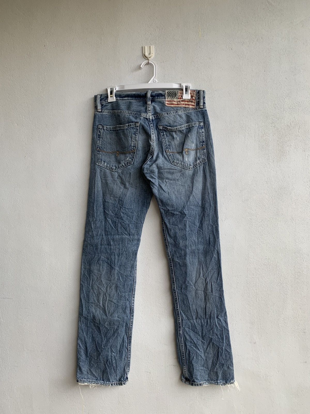 RRL Ralph Lauren × Ralph Lauren × Vintage Vintage RRL Japanese Denim Distressed Size US 30 / EU 46 - 1 Thumbnail