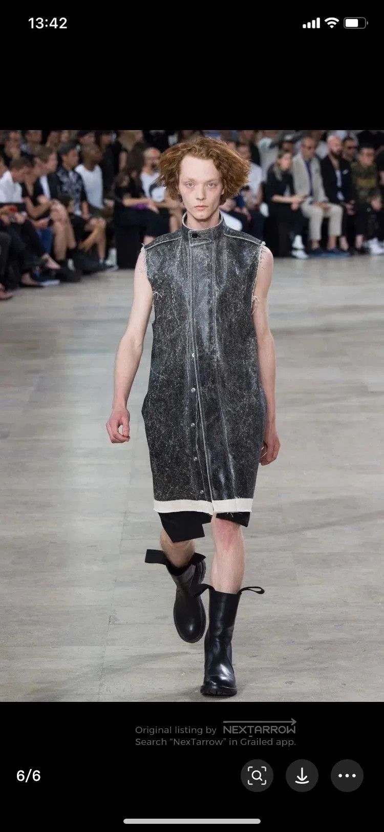 Rick Owens Rick Owens 16SS Sleeveless Vest. Size US M / EU 48-50 / 2 - 7 Thumbnail