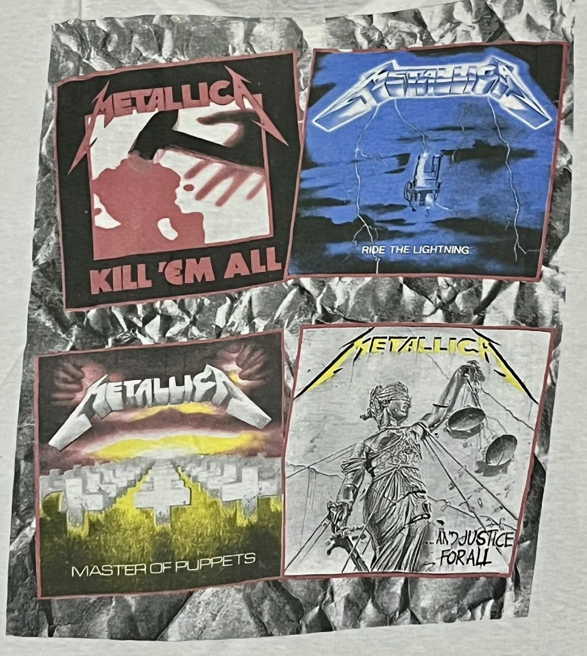 Band Tees × Vintage Metallica And Justice For All Tour 1990 Size US XL / EU 56 / 4 - 5 Thumbnail