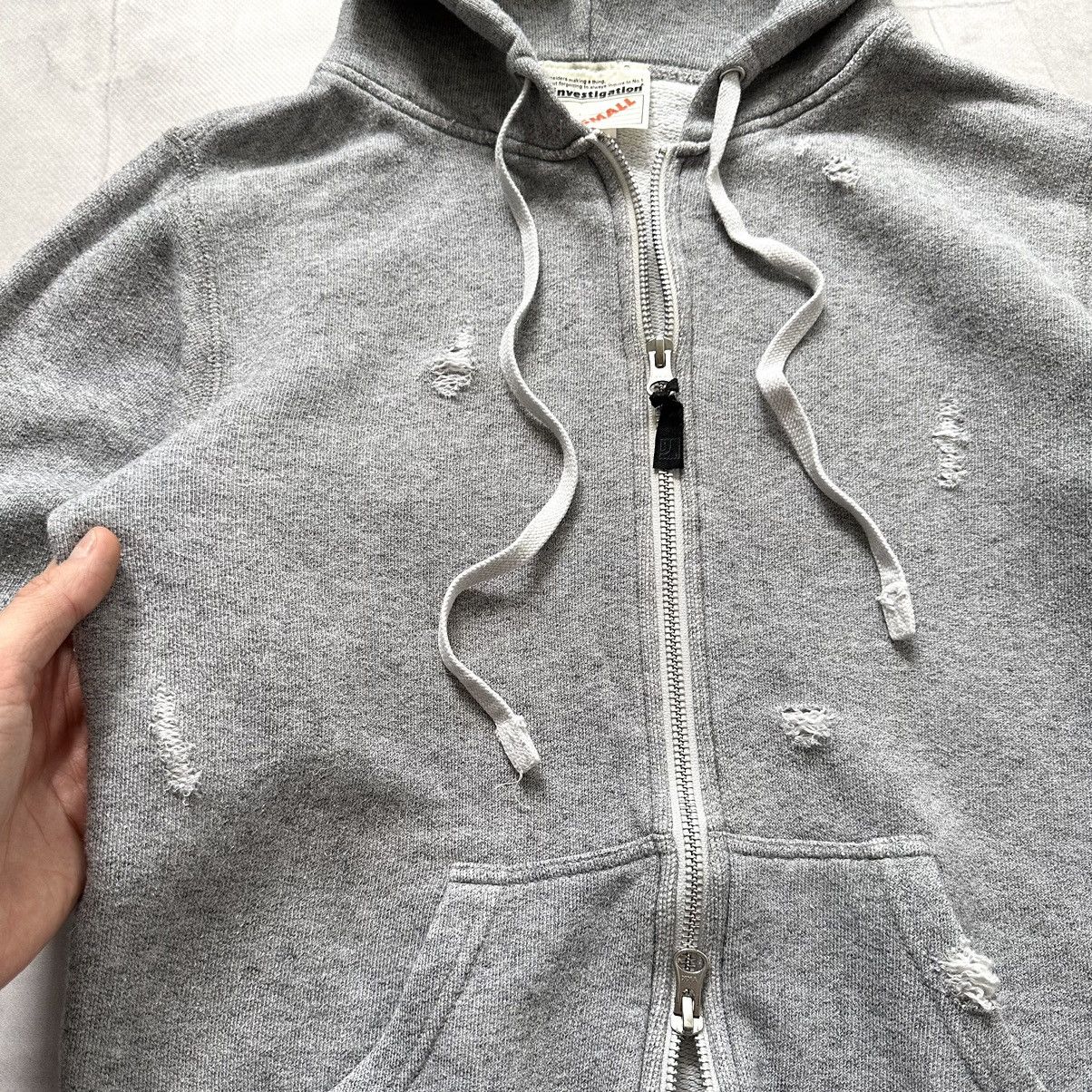 Buzz Rickson's Japan Grktinvestigation Issey Miyake Distressed Zip Hoodie Size US S / EU 44-46 / 1 - 3 Thumbnail