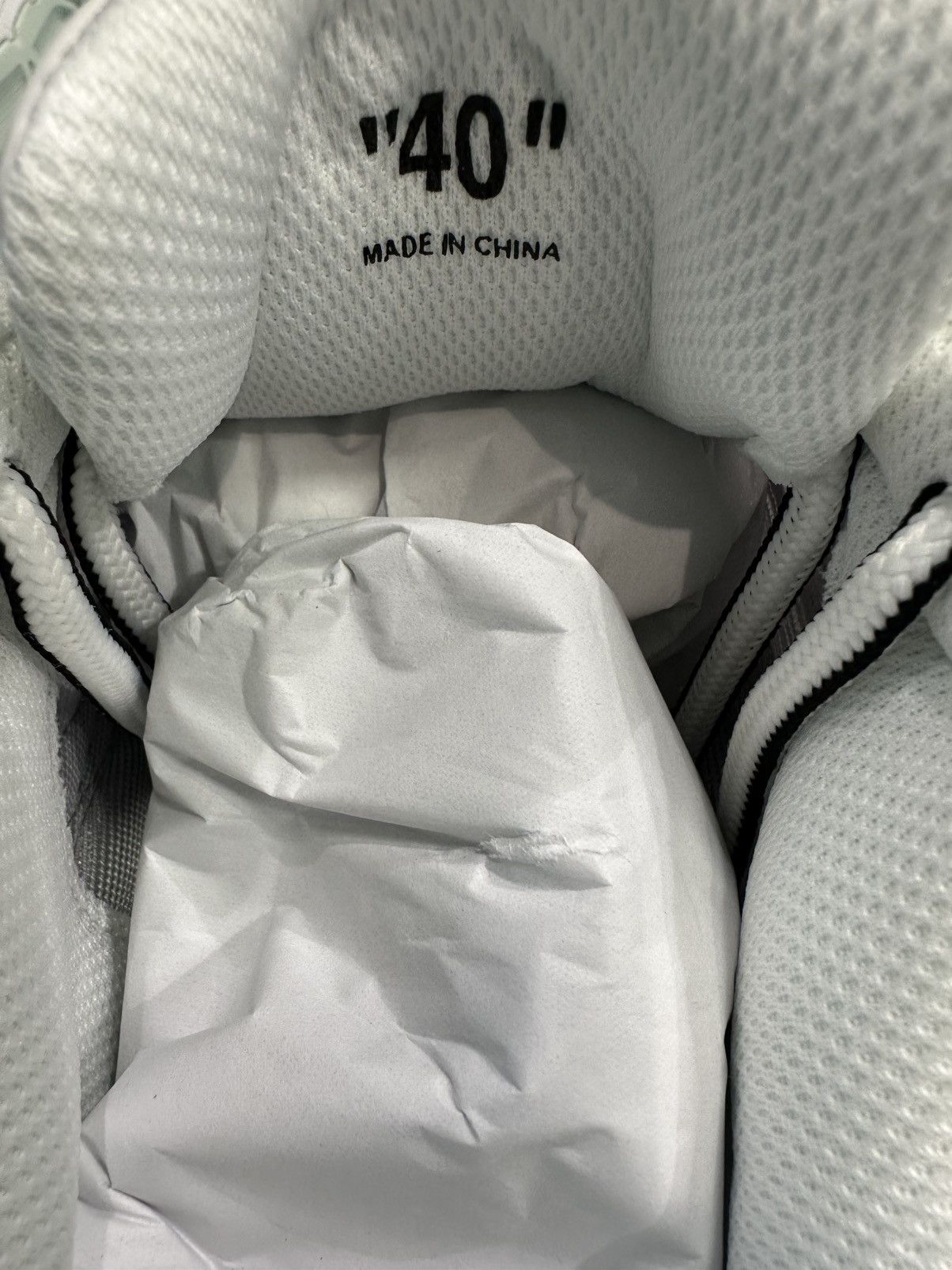 Off-White OFF-WHITE - Be Right Back Sneakers White Light Blue Size US 7 / EU 40 - 6 Thumbnail