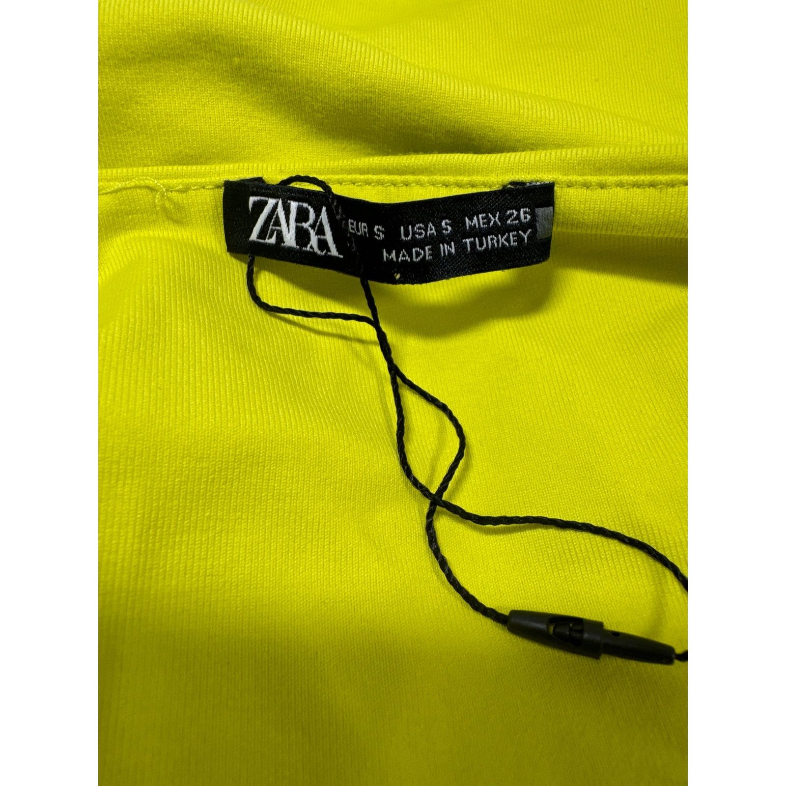 Zara Zara Yellow Bodysuit Snap Thong Crop Top Women Juniors Small Size S / US 4 / IT 40 - 4 Thumbnail