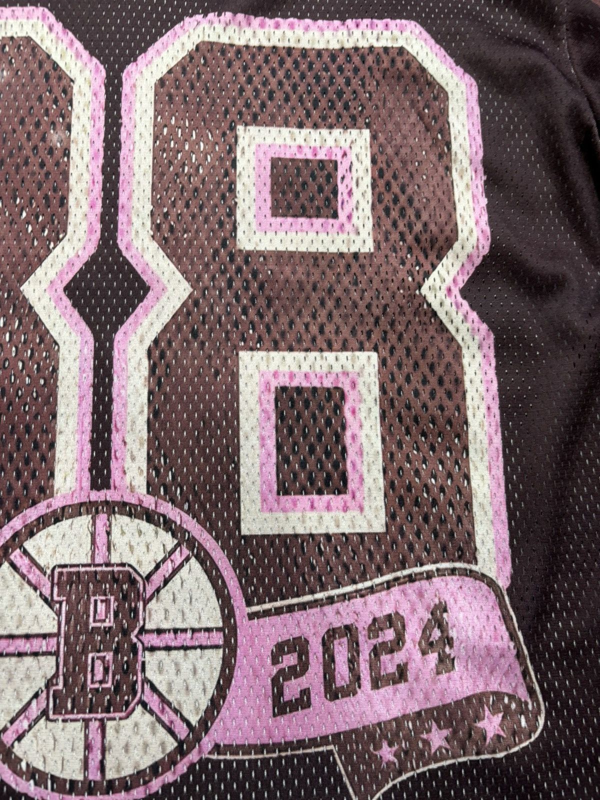 Japanese Brand Vintage style rare Brooklyn 88 brown pink football jersey Size US L / EU 52-54 / 3 - 9 Thumbnail