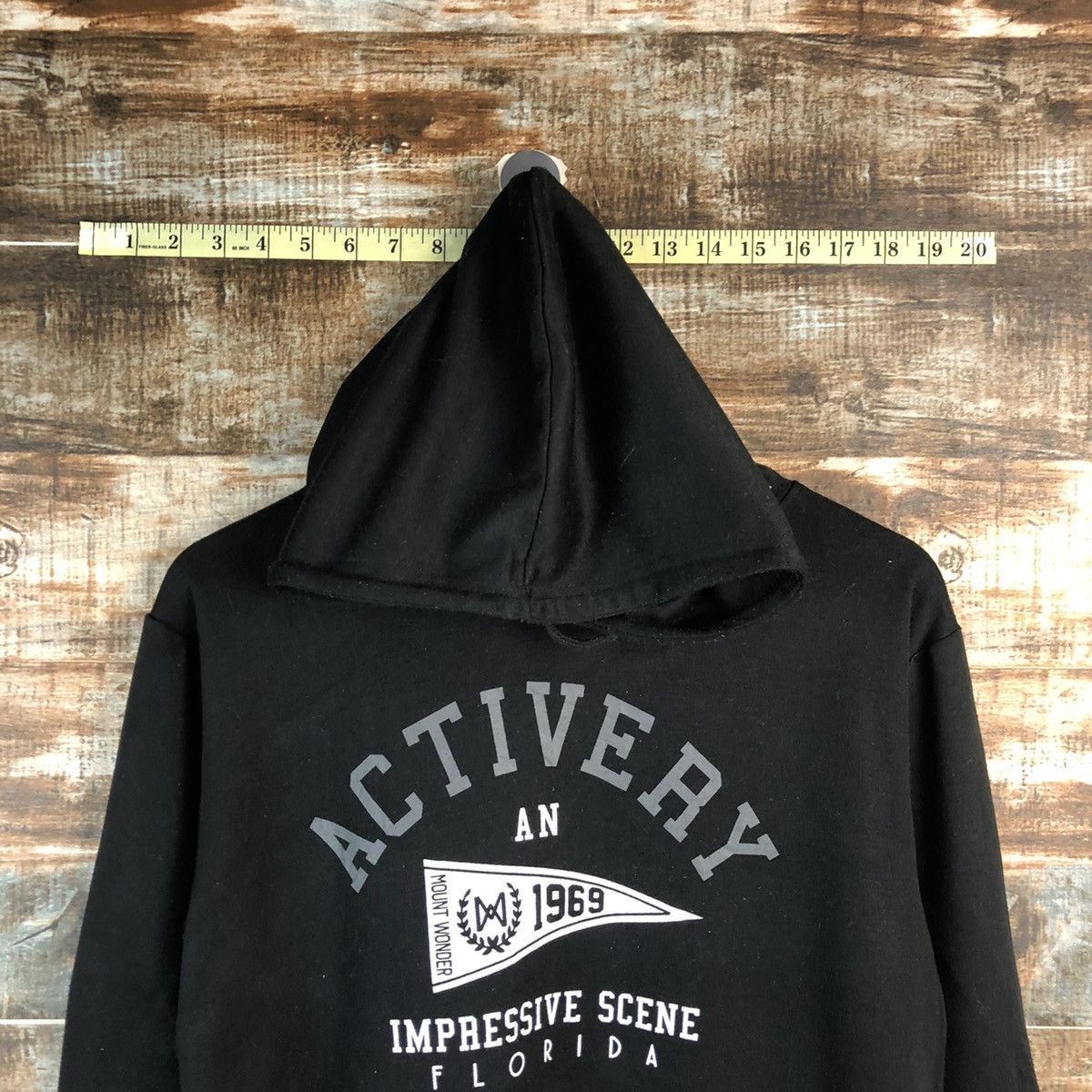 Japanese Brand J.E. Balance Black Hoodie #A1914 Size US M / EU 48-50 / 2 - 4 Thumbnail