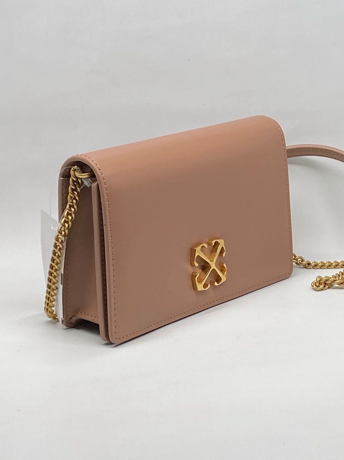 Off-White Off-White Jitney Leather Structured Crossbody Bag Size ONE SIZE - 4 Thumbnail