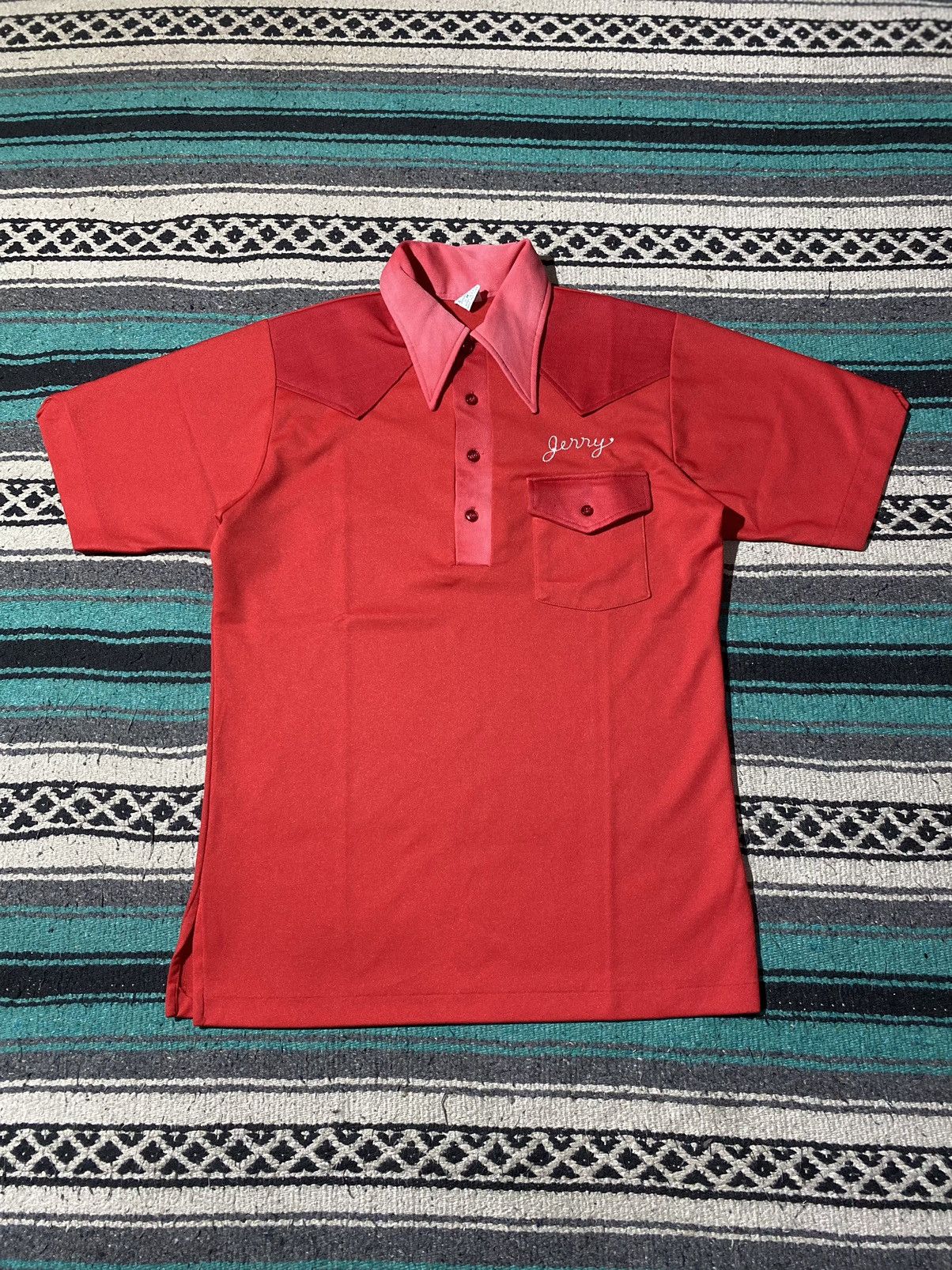 Sports Specialties Vintage 70s Hilton Spanish Import Bowling Polo Shirt Size US M / EU 48-50 / 2 - 2 Thumbnail