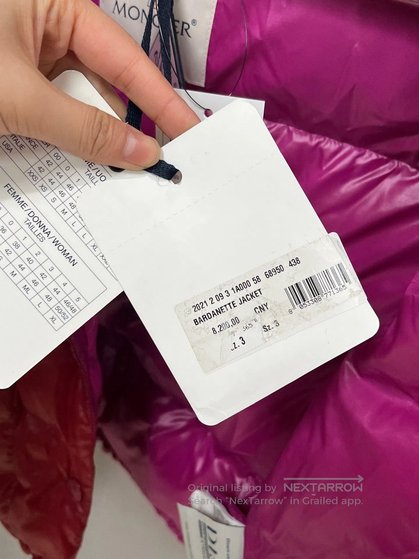 Moncler Moncler Bardanette Down Jacket. Size L / US 10 / IT 46 - 6 Thumbnail
