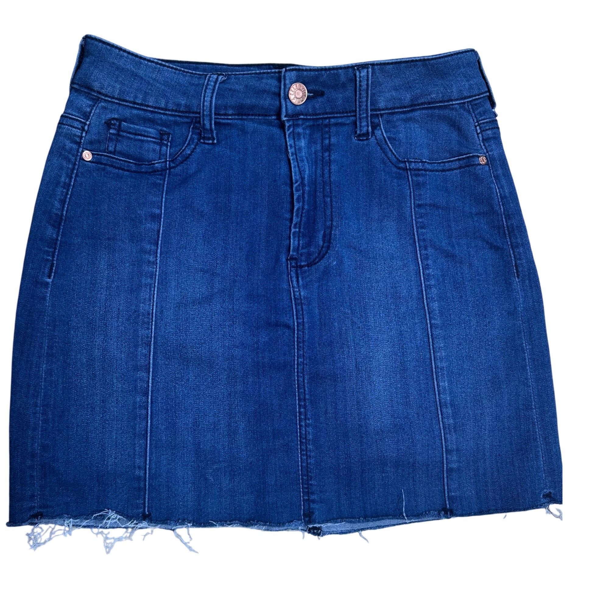 Other Junior Celebrity Pink Skirt Womens Junior Size 3/26 Denim B Size 26" / US 2 / IT 38 - 2 Thumbnail